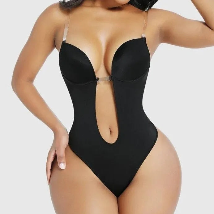 Body Sutiã 2 em 1 - Invisível Sem Costas Modelador Para Vestidos Decotados
