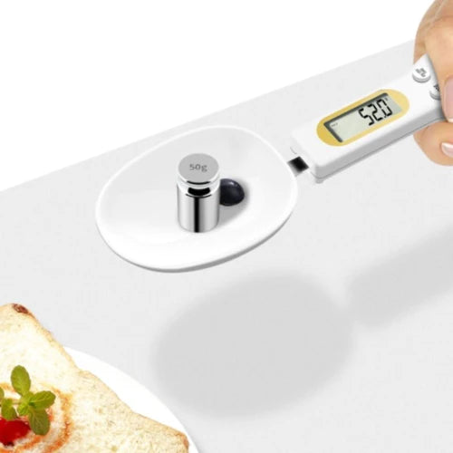Colher de Medição Portátil com Balança Digital para Alimento