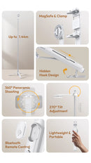 InstaGrip™ Pro - Tripé Selfie Stick 3 em 1 com Fixação Magnética e Controle Remoto - Frete Grátis + BRINDE 🎁