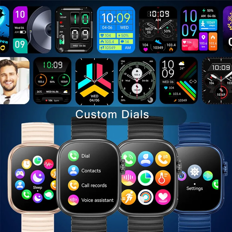 Smartwatch Series 9 Ultra Pro Max Compatível com Android e IOS - Lançamento 2024®